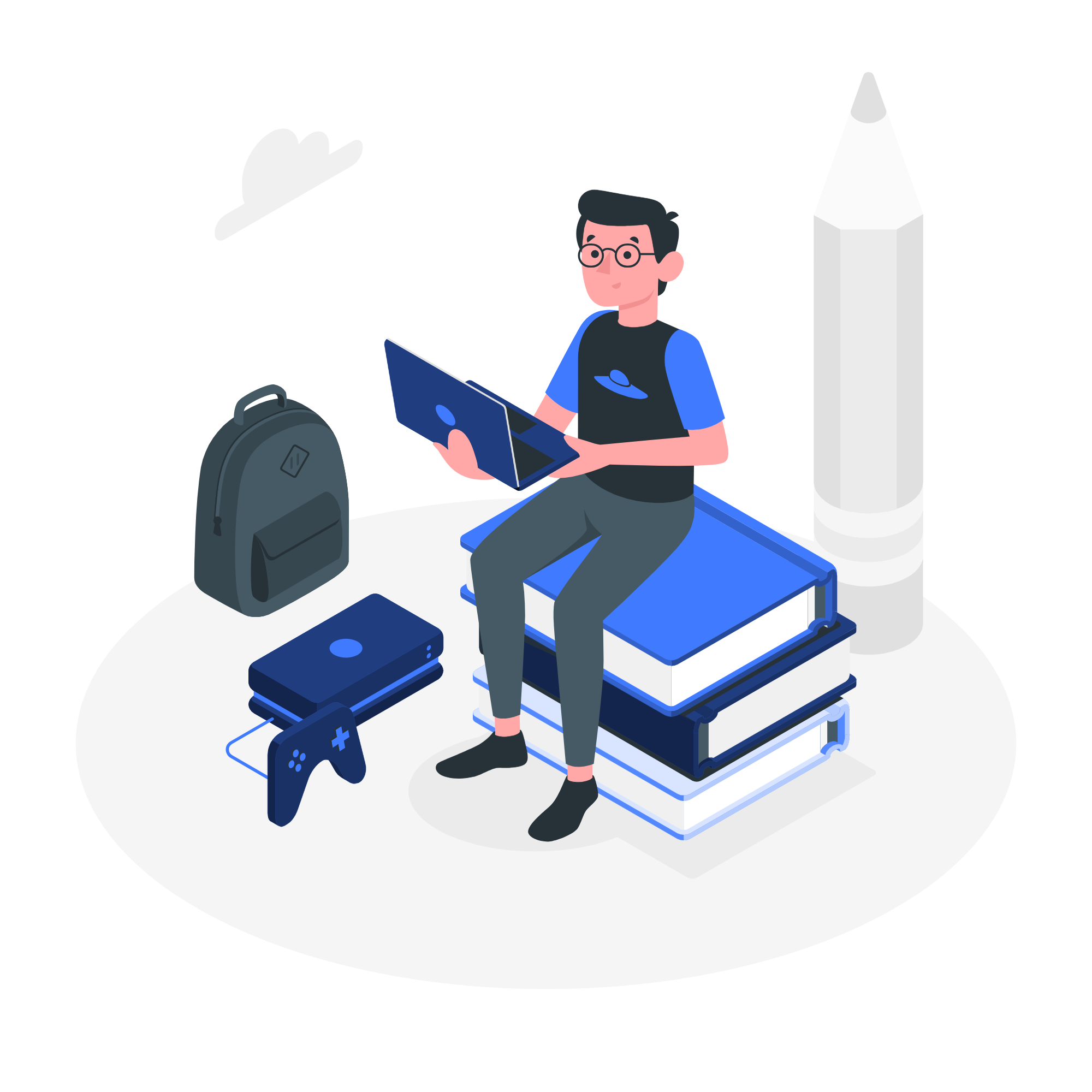 دبیرستان تربیت اسلامی یاسر دانش آموز در حال مطالعه